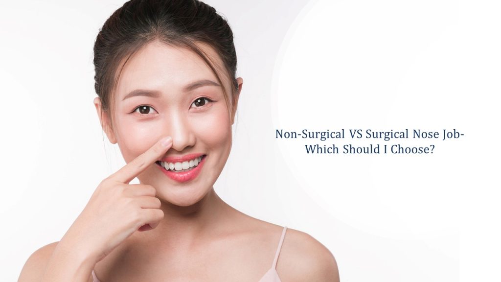 non-surgical vs surgical nose job