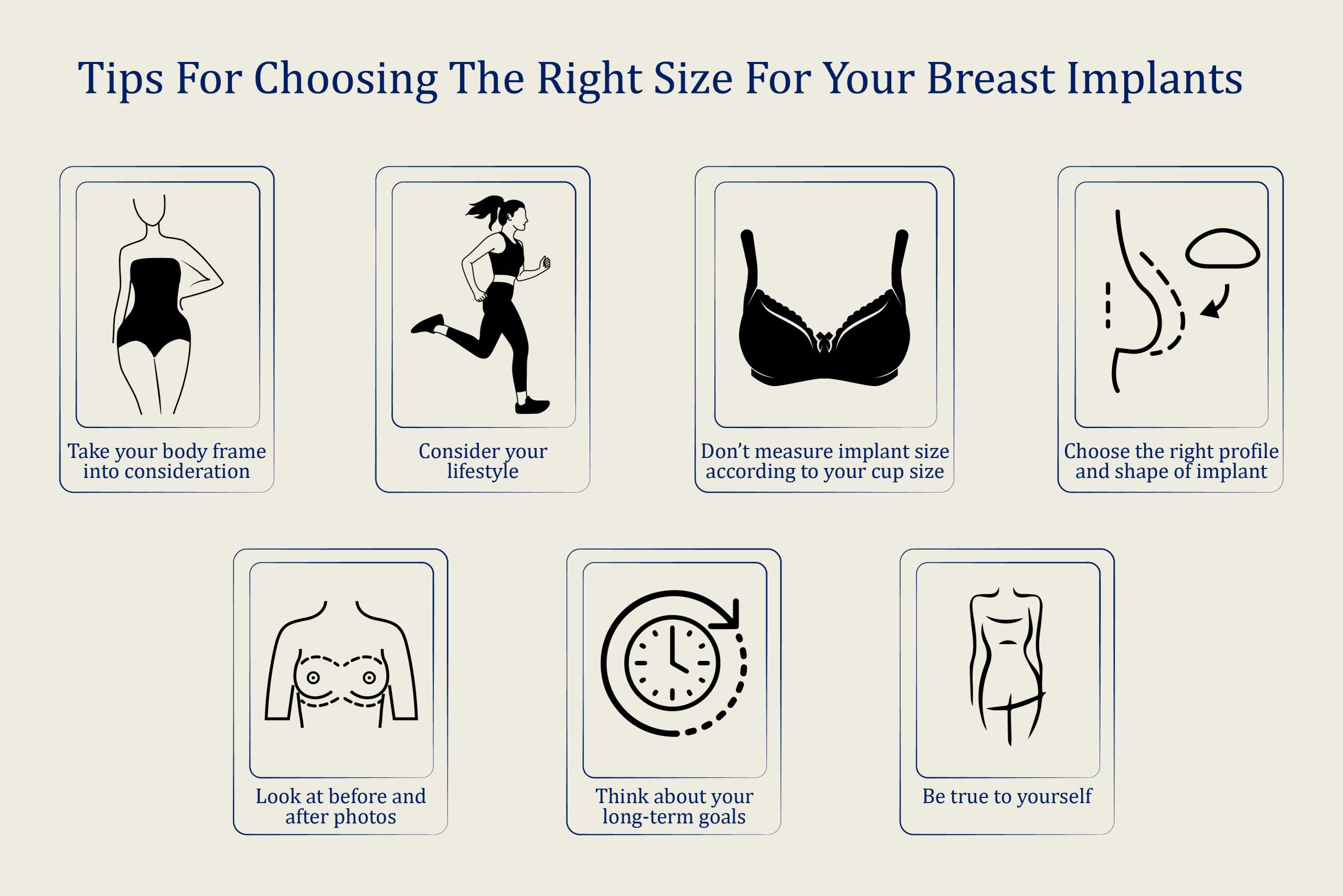 Tips in Choosing The Right Size For Your Breast Implants